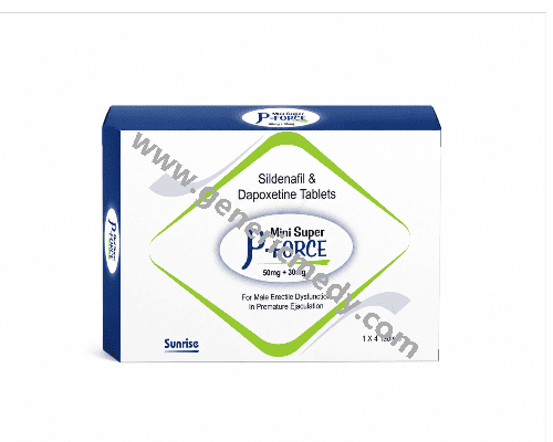 Mini Super P-Force Tablet (Sildenafil/Dapoxetine)