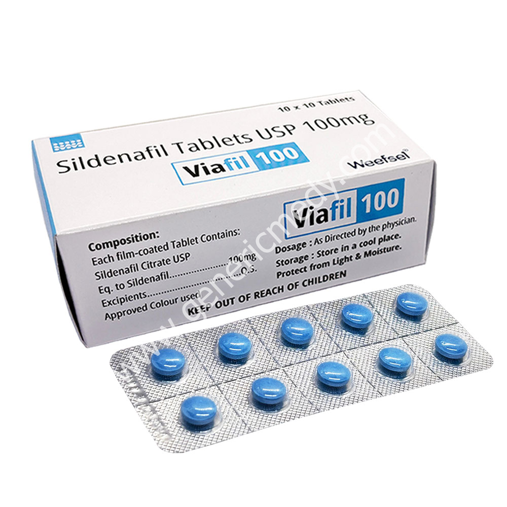 Viafil 100mg (Sildenafil Citrate 100mg)