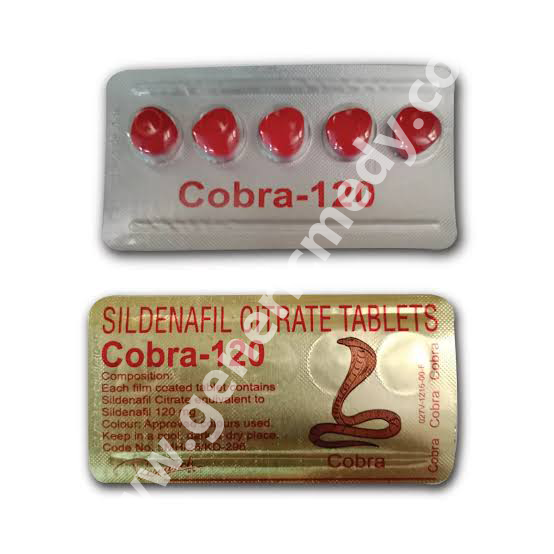 Cobra 120mg (Sildenafil Citrate)