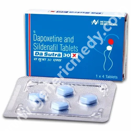 Da Sutra 30x Tablet (Sildenafil 50mg & Dapoxetine 30mg)