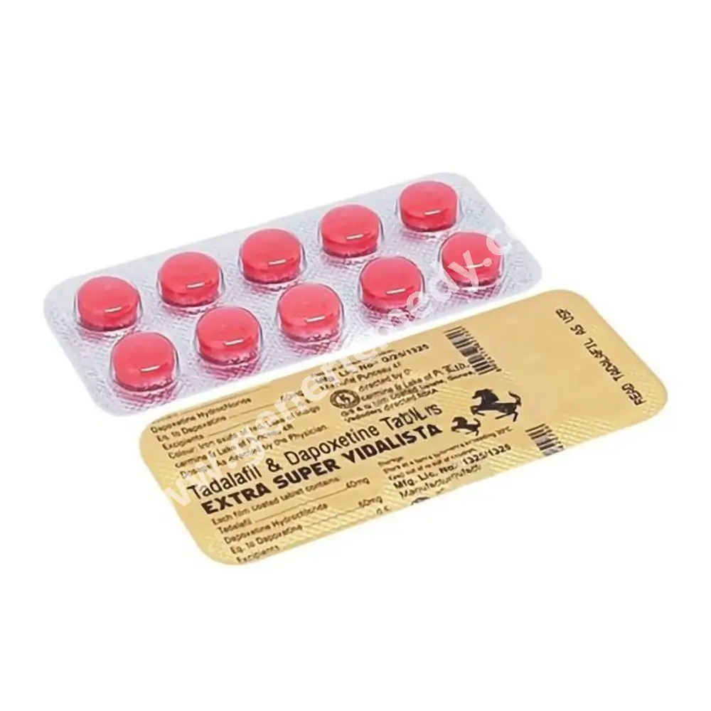 Extra Super Vidalista (Tadalafil / Dapoxetine)